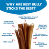 Why are the 4-8 Inch Odor-Free Bully Sticks from Best Bully Sticks the best?
