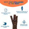 Why our Best Bully Sticks&#39; 5-Inch Braided Collagen is the best dog treat.