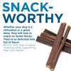 The promotion showcases three 6-Inch Gullet Sticks by Best Bully Sticks, highlighting them as flavorful treats ideal for dogs of any size. These chew sticks are packed with chondroitin, offering joint health benefits along with a delicious snacking experience.