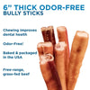 6 Best Bully Sticks&#39; 6-Inch Thick Odor-Free Bully Sticks.