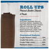 7-Inch Peanut Butter Roll-Ups by Best Bully Sticks - 4 pack.