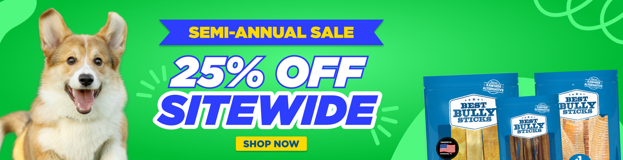 semi-annual sale 25% off sitewide shop now