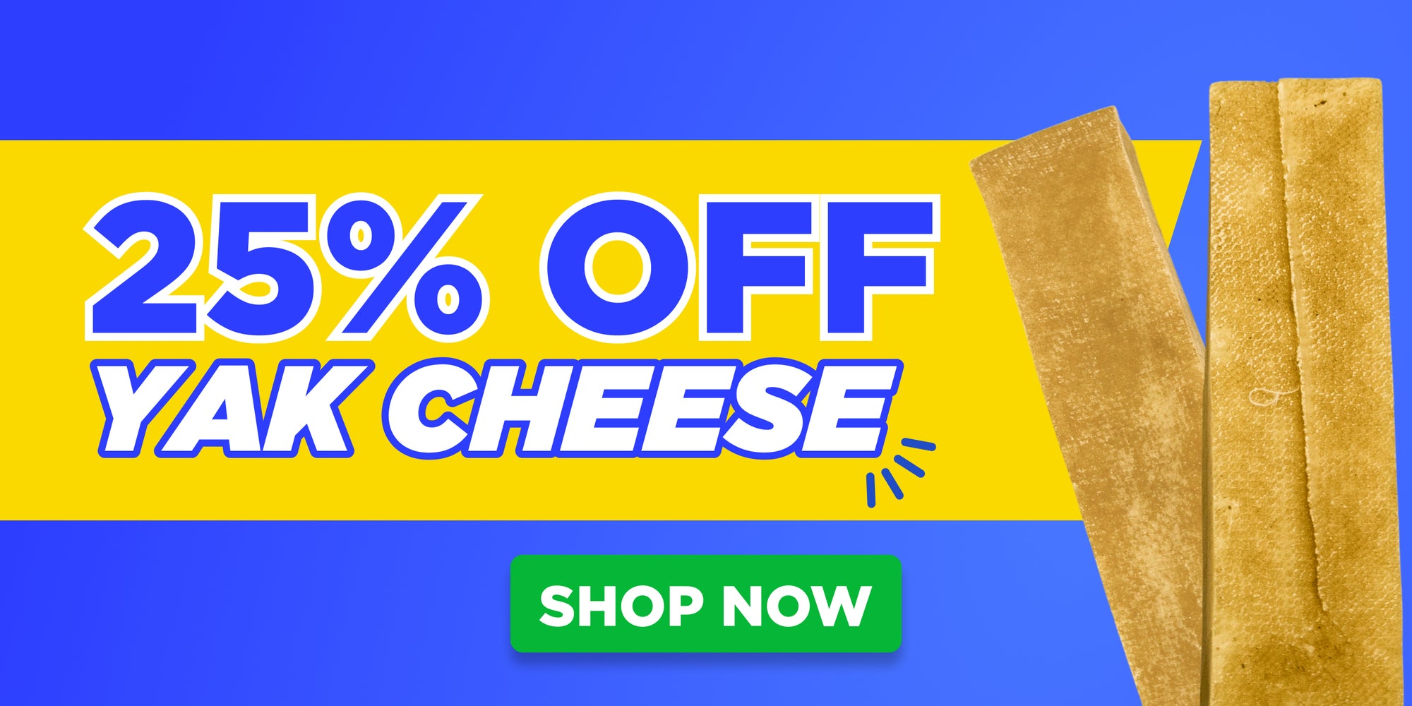 25% off yak cheese shop now