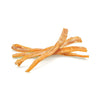 A piece of Best Bully Sticks Backstrap 6-8 Inch (20 Pack) on a white background.