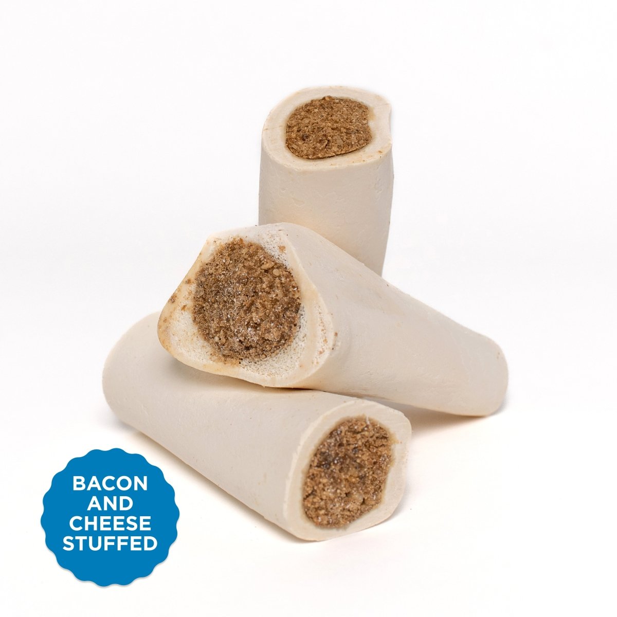 Best Bully Sticks' Bacon Cheese Stuffed Shin Bone (3 Pack) dog treats.