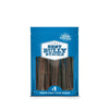 The blue package of Best Bully Collagen Sticks by Best Bully Sticks displays visible sticks, labeled as the &quot;#1 Online Bully Stick Brand,&quot; promoting dental health and beef collagen benefits as a &quot;Natural Alternative to Rawhide.