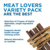 The Meat Lovers Variety Pack (20 Count) from Best Bully Sticks is the best.