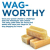 Wag worthy give your power chewer challenge with the Medium Himalayan Golden Yak Cheese Odor-Free (3 Pack) by Best Bully Sticks.