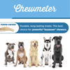 A poster with the words chewemeter. It&#39;s like showcasing the Best Bully Sticks Medium Whole Elk Antler (1 Count) on display.